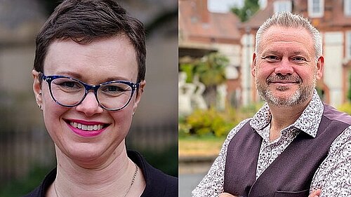 Baroness Kitching and Lord McCobb